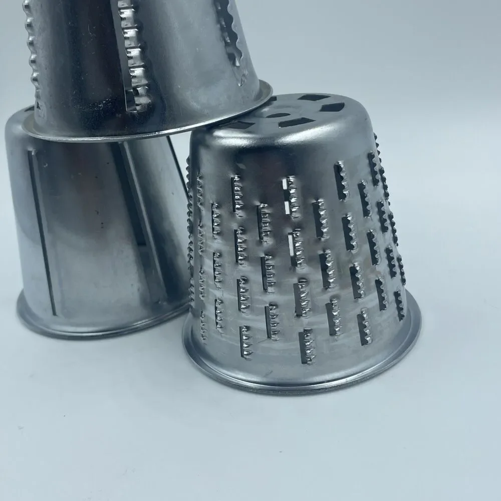 Lot/3 Vintage Saladmaster Food Processor Replacement Blades Cones